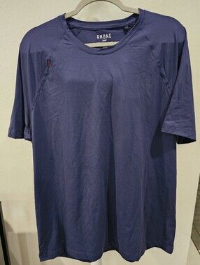 RHONE Navy Blue Performance Short Sleeve Crew Tee XL   NWT